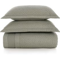 Jogo de Colcha Karsten Arturo Matelasse 3 Peças Queen Cinza Jogo de Colcha Karsten Arturo Matelasse 3 Peças Queen Cinza