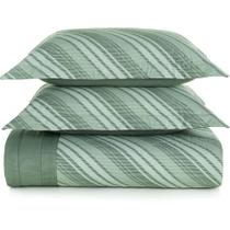 Jogo de Colcha Karsten Becker 200 Fios 3 Peças Casal Verde