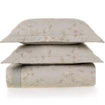 Jogo de Colcha Karsten Dandara 200 Fios 3 Peças Casal Bege