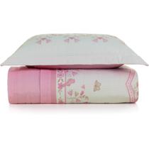 Jogo de Colcha Karsten Emilia 200 Fios 2 Peças Solteiro Rosa