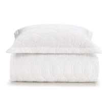 Jogo de Colcha Liss Branco Solteiro - 180 Fios - Karsten Jogo de Colcha Liss Branco Solteiro - 180 Fios - Karsten