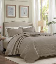 Jogo De Colcha Milao Solteiro Corttex Bege