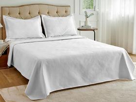 Jogo de Colcha Neo Diamonds Queen 240x260 Branco