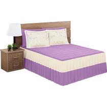 Jogo De Colcha Queen 3 Peças Microfibra E Poliester Sofisticado Custo Beneficio