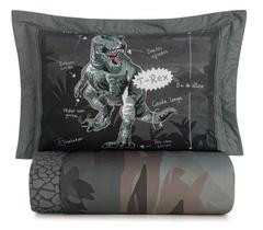 Jogo de Colcha Solteiro Infantil T-Rex 200 Fios Karsten Jogo de Colcha Solteiro Infantil T-Rex 200 Fios Karsten
