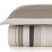 Jogo de Colcha Solteiro Karsten Percal 200 Fios 100% Algodão Estampado Cama Dobra Feita Luxo 2 Peças