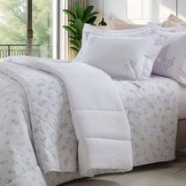 Jogo de Colcha Vida Bela Queen 200 Fios - Liry - Kacyumara Jogo de Colcha Vida Bela Queen 200 Fios - Liry - Kacyumara