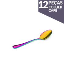 Jogo de Colher Café Aço Inox Furtacor 12 Peças Gourmet Mix