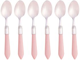 Jogo de Colher de Inox Lyor Mother Pearl 6 Peças Jogo de Colher de Inox Lyor Mother Pearl 6 Peças