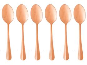 Jogo de Colher de Inox Lyor Positano Rose - 6 Peças Jogo de Colher de Inox Lyor Positano Rose - 6 Peças