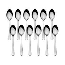 Jogo De Colher De Mesa 12 Peças Inox DCasa