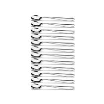 Jogo de Colher de Refresco Lyon Prateado Brinox Kit 12 Peças