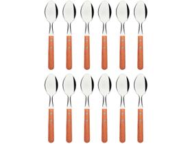 Jogo de Colher Tramontina Dynamic Castanho 12 Peças