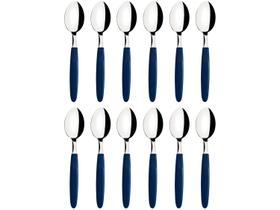Jogo de Colher Tramontina Ipanema Azul 12 Peças Jogo de Colher Tramontina Ipanema Azul 12 Peças