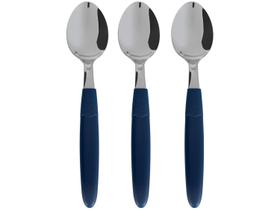 Jogo de Colher Tramontina Ipanema Azul 3 Peças