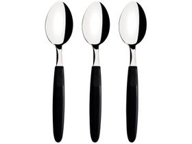 Jogo de Colher Tramontina Ipanema Preto 3 Peças Jogo de Colher Tramontina Ipanema Preto 3 Peças