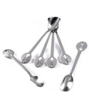 Jogo de Colheres de Café Chá Inox Moka Prata Kiss Bugatti 6 Peças Jogo de Colheres de Café Chá Inox Moka Prata Kiss Bugatti 6 Peças