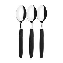 Jogo de Colheres de Mesa Ipanema Preto Com 3 Peças (23363/300) - Tramontina Pro Jogo de Colheres de Mesa Ipanema Preto Com 3 Peças (23363/300) - Tramontina Pro