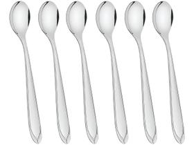 Jogo de Colheres para Latte Tramontina Amazonas em Aço Inox 6 Peças
