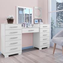 Jogo de Cômoda e Penteadeira Belém Branco Jogo de Cômoda e Penteadeira Belém Branco