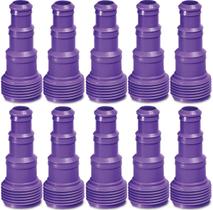 Jogo De Conector Macho Plástico 1/2 E 3/4 Rosca Externa 10un