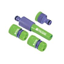 Jogo de Conectores Engate Rápido Palisad Para Mangueira 1/2 Com 4 Peças Jogo de Conectores Engate Rápido Palisad Para Mangueira 1/2 Com 4 Peças