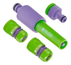 Jogo De Conexão Para Mangueira 3/4 1/2 Pol 4 Peças Palisad