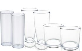 Jogo de Copo Acrilico PS 6 peças - KrystalON Copos Jogo de Copo Acrilico PS 6 peças - KrystalON Copos