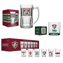 Jogo De Copo Americano + Whisky E Caneca De Chopp Kit Times