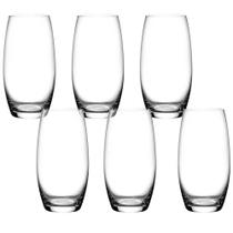Jogo de Copo de Cristal Transparente Versat Long Drink 520ml 6 peças - Seu Lar