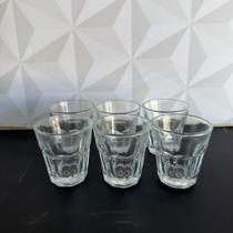 Jogo de copo de dose transparente com 6 peças 60ml para drink shot de vidro na caixa Jogo de copo de dose transparente com 6 peças 60ml para drink shot de vidro na caixa