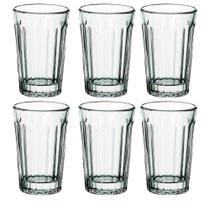 Jogo de Copo de Vidro 210ml Canelado em Relevo - Kit Copos 06 Unidades para Suco Água Refrigerante Drinks - PANAMI Jogo de Copo de Vidro 210ml Canelado em Relevo - Kit Copos 06 Unidades para Suco Água Refrigerante Drinks - PANAMI