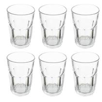 Jogo de Copo de Vidro Isis Transparente 360ml 6 Peças - Vista Home