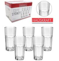Jogo De Copo De Vidro Sydney Hauskraft Com 6 Unidades 300ml - Oem Jogo De Copo De Vidro Sydney Hauskraft Com 6 Unidades 300ml - Oem