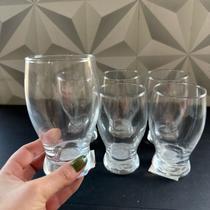 Jogo de copo de vidro taça com pé 6 peças 200ml transparente kit conjunto copos de cozinha água cerveja copos taca liso Jogo de copo de vidro taça com pé 6 peças 200ml transparente kit conjunto copos de cozinha água cerveja copos taca liso
