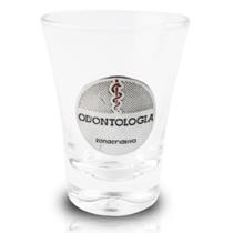 Jogo de Copo Shot 4 Peças Profissão Odonto 60ml Zona Criativa