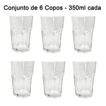 Jogo de Copo Vitamina com 6 Unidades 350ml Praticasa