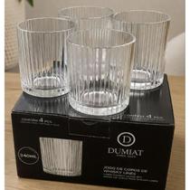 Jogo de Copo Whisky Line 340 ml 4 peças