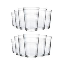 Jogo De Copos 12 Unidades Ginga 265ml Ideal Para O Cotidiano Água E Suco Nadir