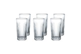 Jogo de Copos 6 Peças 440 ml Vidro Decorado Transparente Linha Gala Haus Concept Jogo de Copos 6 Peças 440 ml Vidro Decorado Transparente Linha Gala Haus Concept