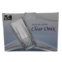 Jogo de Copos 6 Peças Clear Onix 360ml - Kehome Jogo de Copos 6 Peças Clear Onix 360ml - Kehome