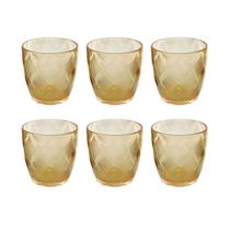 Jogo de Copos Âmbar 6 Peças de Vidro 310ml Jogo de Copos Âmbar 6 Peças de Vidro 310ml