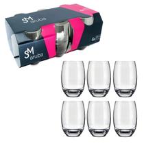 Jogo De Copos Aruba Long Drink 465ml 6 Peças Cristal RJ306 Jogo De Copos Aruba Long Drink 465ml 6 Peças Cristal RJ306