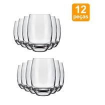 Jogo De Copos Aruba Long Drink 465ml Vidro 12 Peças Transparente Nadir Figueiredo