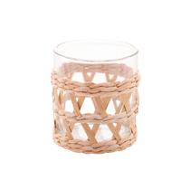 Jogo De Copos Baixos Em Vidro Com Sisal Com 4 Peças 320ml Wolff Jogo De Copos Baixos Em Vidro Com Sisal Com 4 Peças 320ml Wolff