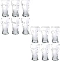 Jogo de Copos Contour Coca Cola Cristal 300 ml - 12 unid