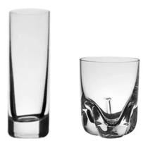 Jogo de Copos de Cristal Bohemia Para Vodka e Shot 12 Peças Jogo de Copos de Cristal Bohemia Para Vodka e Shot 12 Peças