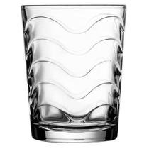 Jogo de Copos de Vidro 200ml Pasabahçe Toros 6pçs Design Ondulado Jogo de Copos de Vidro 200ml Pasabahçe Toros 6pçs Design Ondulado