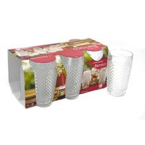 Jogo de Copos de Vidro 250ml 6 Peças Wheaton - Barroco