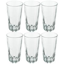 Jogo de Copos de Vidro 280ml 6 Peças - Seu Lar